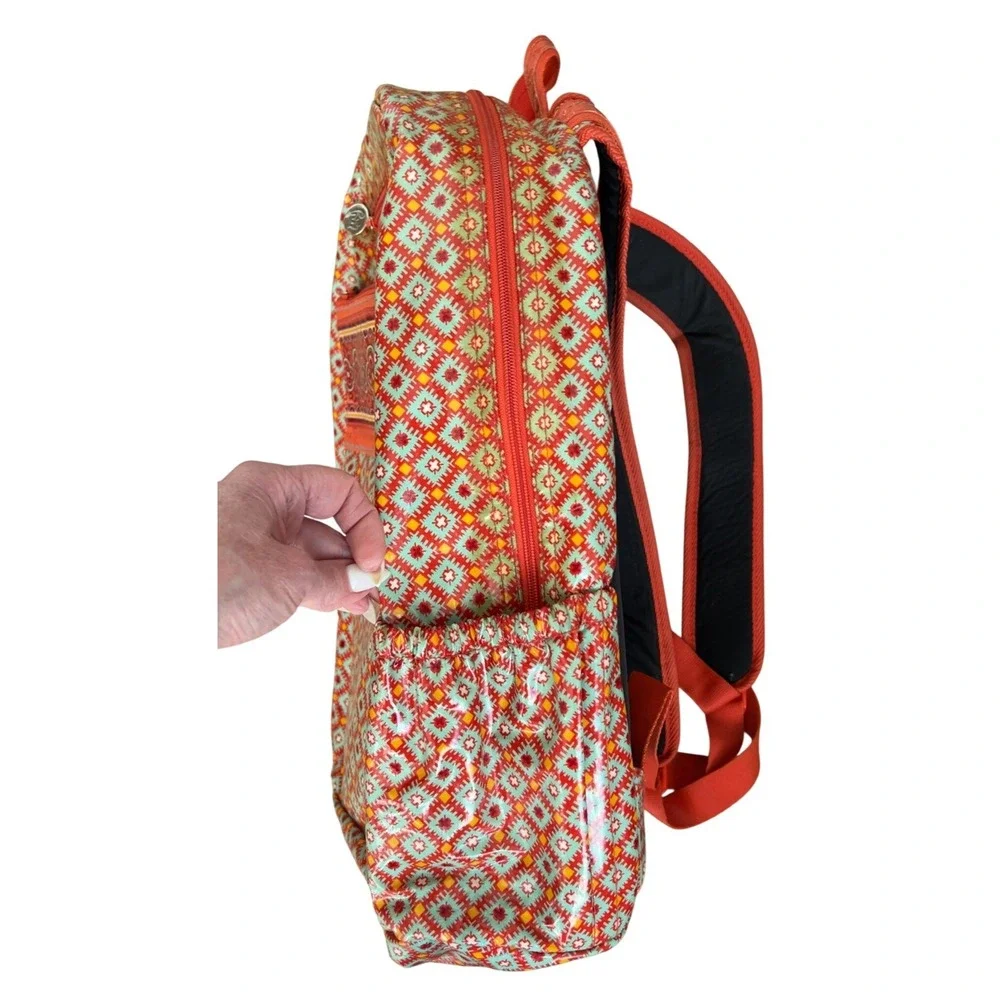 Vera Bradley Lylas Paprika Frill Backpack‎